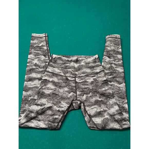 Vintage Lululemon Wunder Under Hi-Rise Tight Black White Size 4 - Picture 1 of 7